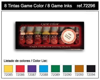 Vallejo 72296 Game Color Inks - 8 Pack